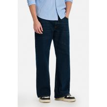 Snitch Dark Blue Denim Flared Casual Jeans for Men