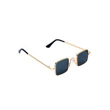 Floyd Blue Lense Gold Frame Metal Sunglasses 73_GOLD_BLUE