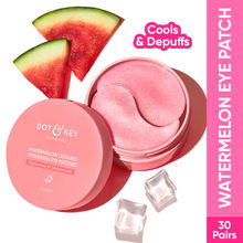 Dot & Key Watermelon, Hyaluronic & Caffeine Cooling Hydrogel Eye Patches For Dark Circle & Puffiness