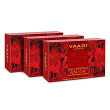 Vaadi Herbals Enchanting Rose Soap - Pack of 3