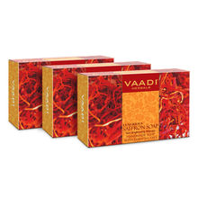 Vaadi Herbals Luxurious Saffron Soap - Skin Whitening Therapy - Pack of 3