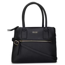 ELLE Women's Satchel Black Handbag