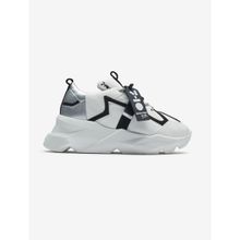 7-10 Women White Buckle Chunky Sneakers