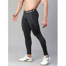 Athlisis Mens Black Sweat-Wicking Compression Tights