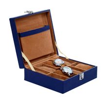 Leather World 8 Slots Watch Box Organizer for Men and Women