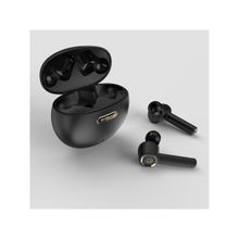 BOSTON LEVIN Black Pods Bluetooth Wireless Ear Buds with Total Playtime Upto 60hr