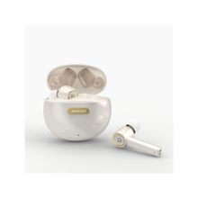 BOSTON LEVIN White Pods Bluetooth Wireless Ear Buds with Total Playtime Upto 60hr