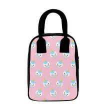 Crazy Corner Unicorn Printed Insulated Canvas Lunch Bag
