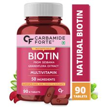 Carbamide Forte Biotin from Sesbania Grandiflora Extract & Multivitamin with 50 Ingredients
