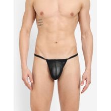 La Intimo Transnet String Black Thong Brief