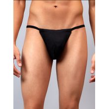La Intimo Black Posh Ultra Soft G-String Thong Brief