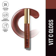 Lakme Superglow Glass Finish Lip Gloss oil With Vitamin C For Instant Shine - Coca Brown