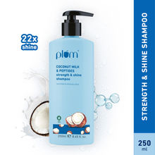 Plum Coconut Milk & Peptides Shampoo For Soft, Shiny Hair