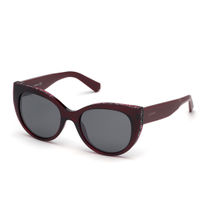 Swarovski Sunglasses Grey Cat Women Sunglasses SK0202 53 71C