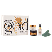 Pilgrim 24k Gold Collection Gift Kit With Gua Sha