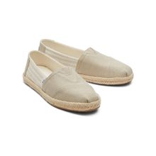 TOMS Tan Recycled Cotton Espadrilles