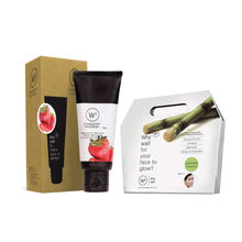 W2 Insta Glow Facial Kit & Strawberry Face Wash Combo Pack