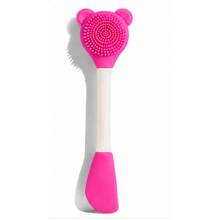 Beautiliss 2 In 1 Face Brush Silicone Cleanser Scrubber Spatula Brush