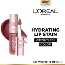 L'Oreal Paris Hyaluron Tint Lip Stain Serum Weightless Color - 635 Worth It Medium
