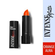 Blue Heaven Intense Matte Lipstick - Orange Aura 302