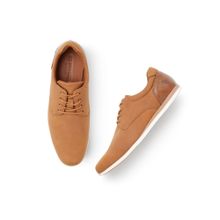 U.S. POLO ASSN. Men Lucius 3.0 Tan Work Casuals Lace Up Shoes