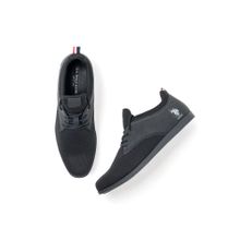 U.S. POLO ASSN. Men Warren 2.0 Black Work Casuals Lace Up Shoes