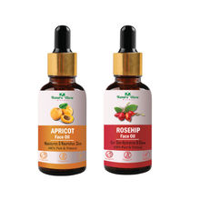Nature Glow Herbal Apricoat & Rosehip Facial Oil - Pack of 2
