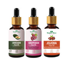 Nature Glow Herbal Avocado, Grapeseed & Jojoba Facial Oil - Pack of 3