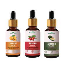 Nature Glow Herbal Apricoat, Rosehip & Avocado Facial Oil - Pack of 3