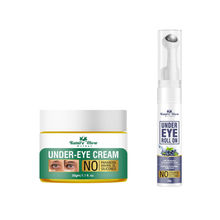 Nature Glow Herbal Under Eye Cream & Bluebery Roll On - Pack of 2