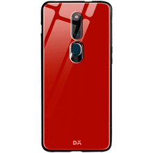 DailyObjects Bright Red Glass Case Cover For Oppo F11 Pro