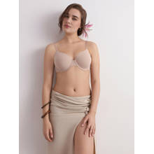 Wacoal Women's Everyday Elegance Padded Wired Full Cup Smooth Finish Beige Bra