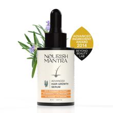 Nourish Mantra Advanced Hair Growth Serum With Rosemary Oil for Hair Regrowth and Stop Hairfall