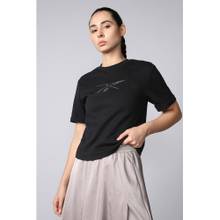 Reebok Black Women T-Shirt
