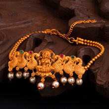Sukkhi Gorgeous Pearl Gold Plated Goddess Laxmi Bajuband for Women (NYKSUKHI03470)