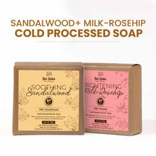 Nat Habit Fresh Brightening Milk Rosehip and Soothing Sandalwood Soaps