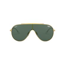 Ray-Ban 0RB3597 Green Wings Shield Sunglasses (33 mm)
