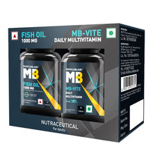 MuscleBlaze Mb-vite Multivitamin, 30 Tablets With Omega 3 Fish Oil 1000 Mg, 30 Fish Oil Capsules