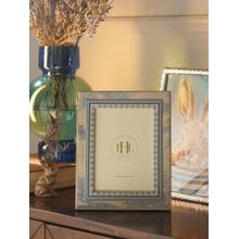 Pure Home + Living Blue Varena Faux Leather Photo Frame (S)