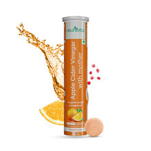 Neuherbs Apple Cider Vinegar with Mother Effervescent Tablets - Orange