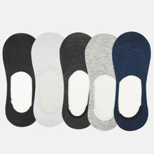 Secrets by Zerokaata Unisex Pack Of 5 Assorted Shoe Liners Socks (Free Size)