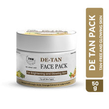 TNW The Natural Wash De-Tan Face Pack for Glowing Skin and Tan Removal with Orange Extract