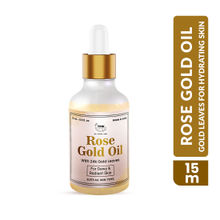 TNW The Natural Wash Non-sticky Rose Gold Oil for Glowing Face with Gold Leaf