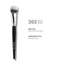PAC Blush Brush 262 - Small Tapered Dome Shaped, Multi Functional Use, Soft Synthetic Bristles