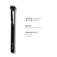 PAC Concealer Brush 272 - Angled Multi Functional Brush, Soft Bristles for Precise Application