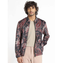 Rare Rabbit Dalia Black Printed Jacket