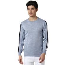 Peter England Casuals Blue Sweater