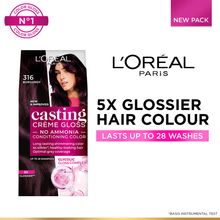 L'Oreal Paris Casting Creme Gloss Hair Color - Chocolate 535 | 87.5gm+72ml