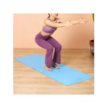 CULT Yoga Mat Eva 4Mm Blue with Strap
