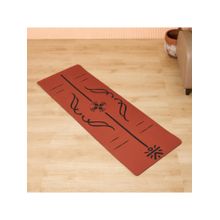 CULT Yoga Mat Tpe 8Mm Brick/Black With Carry Bag